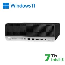 RINOVO HP PC REFURBISHED 600-800 G3 SFF I3-7X00 DDR4 16GB SSD 480GB W11P NO DVD GRADE A 1Y