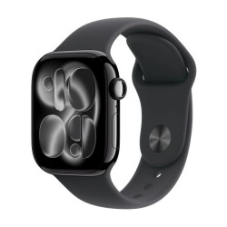 APPLE WATCH SERIES 11GPS42MMJET BLACK ALUMINIUM CASE WITH BLACK SPORT BAND - S/M