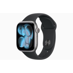 APPLE WATCH SERIES 11GPS42MMSPACE GREY ALUMINIUM CASE WITH BLACK SPORT BAND - M/L