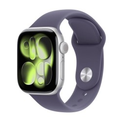 APPLE WATCH SERIES 11GPS42MMSILVER ALUMINIUM CASE WITH PURPLE FOG SPORT BAND - M/L
