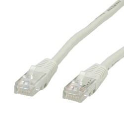 VALUE UTP PATCHCORD CAT5e/CLASS D, CCA, AWG24, GREY, 10M