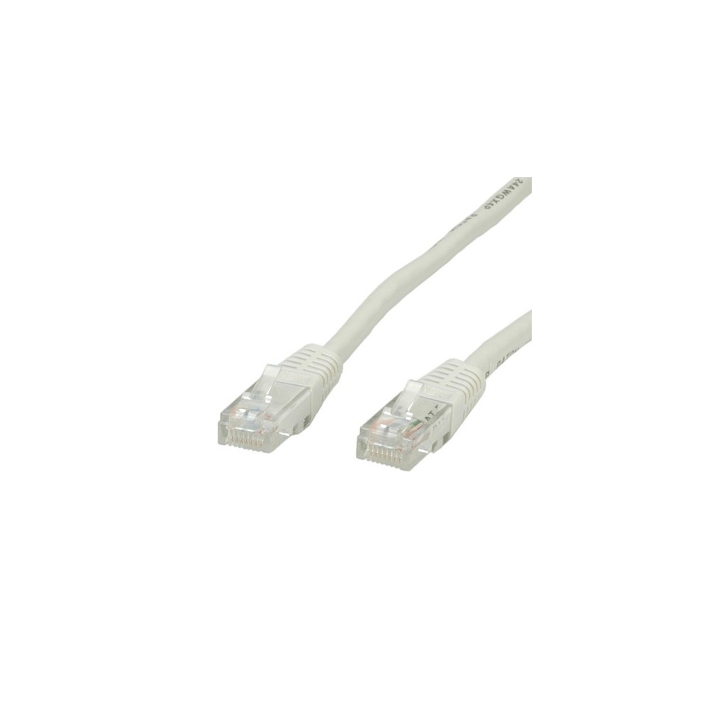VALUE UTP PATCHCORD CAT5e/CLASS D, CCA, AWG24, GREY, 10M